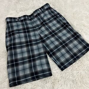 Nike Golf Dri Fit Tour Performance Plaid Shorts Size 35